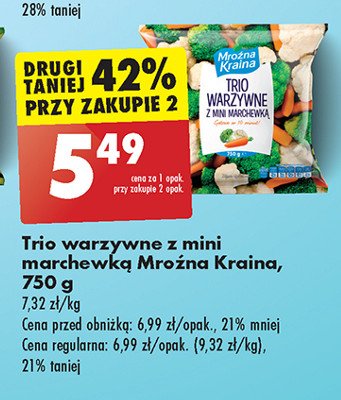 Trio warzywne Mroźna kraina promocja