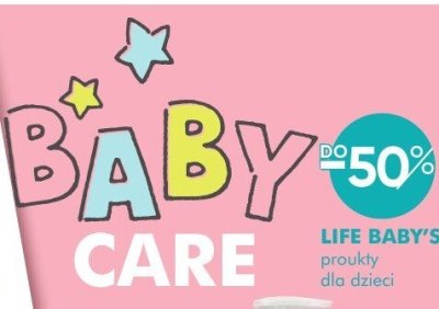 Chusteczki dla dzieci LIFE BABY'S PURE AQUA 99% promocja w Super-Pharm