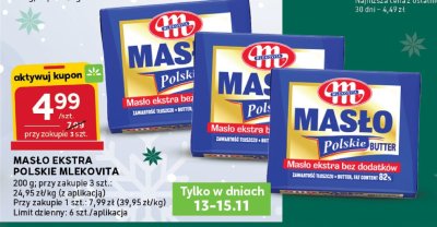 Masło ekstra promocja w Stokrotka