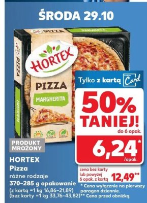 Pizza różne rodzaje promocja w Kaufland