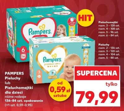 Pieluchomajtki PAMPERS  promocja w Kaufland