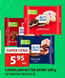 Czekolada z marcepanem Ritter sport promocja