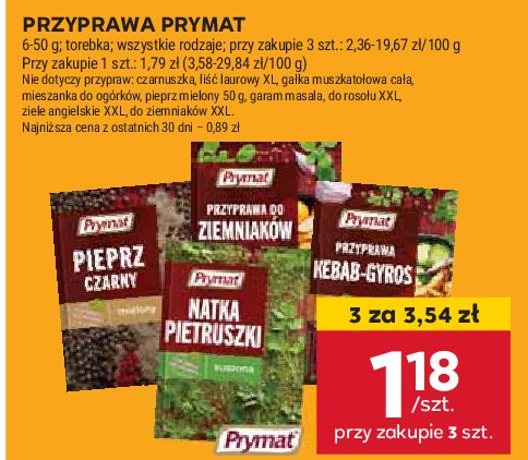 Przyprawa kebab-gyros Prymat promocja