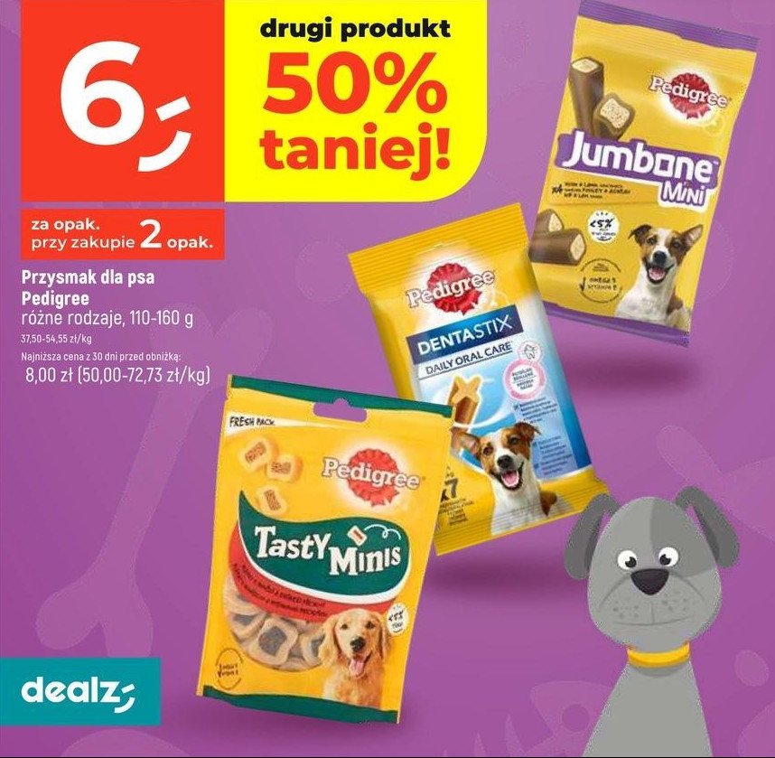 Przysmak dla psa mini Pedigree promocja