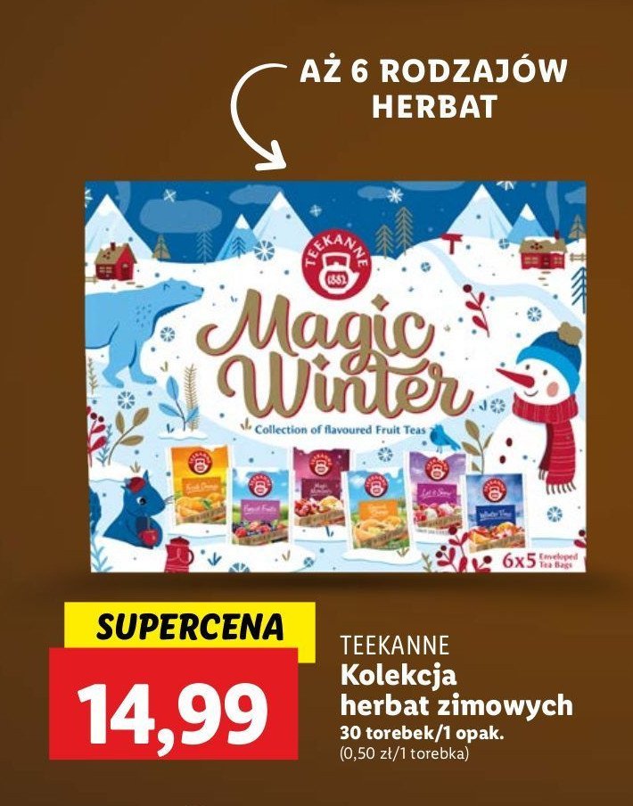 Herbata magic winter collection Teekanne magic winter promocja