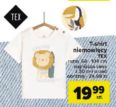 T-shirt niemowlęcy 68-104 cm Tex promocja
