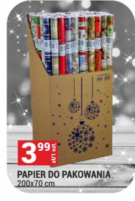 Papier do pakowania 200x70 cm promocja w Merkury Market