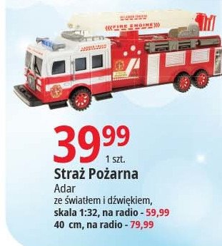 Stra偶 po偶arna na radio 40 cm Adar promocja
