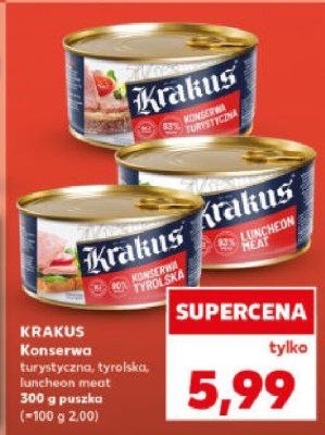 Konserwa tyrolska promocja w Kaufland