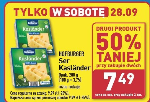 Ser kaslander Hofburger promocja