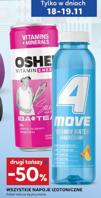 Napój izotoniczny Oshee 4 Move promocja w Stokrotka