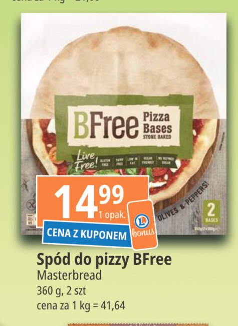 Spód do pizzy bfree promocja