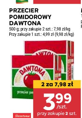 Przecier pomidorowy Dawtona promocja