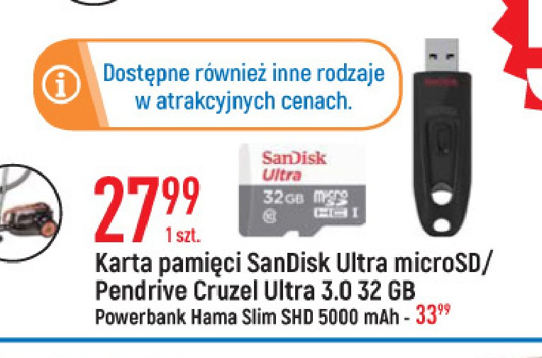 Pendrive ultra 32 gb usb 3.0 Sandisk promocja