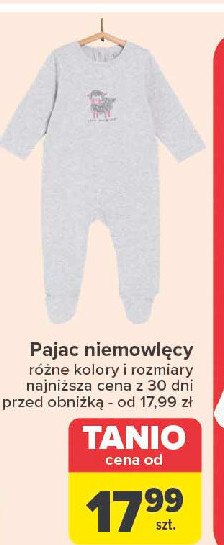 Pajac niemowlęcy promocja