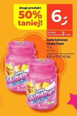 Guma balonowa Chupa Chups promocja w Dealz