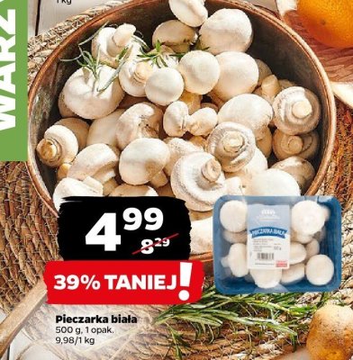 Pieczarka biała promocja w Netto