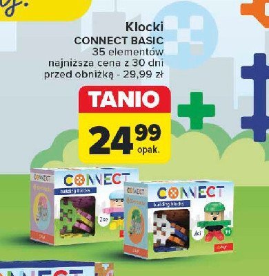 Klocki connect basic Trefl promocja w Carrefour