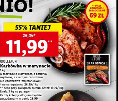 Karkówka w marynacie paprykowej Grill and fun promocja