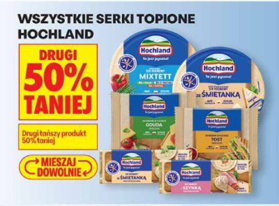 Serki topione Hochland promocja w Biedronka