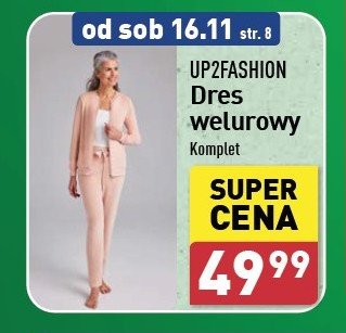 Dres damski welurowy Up2fashion promocja