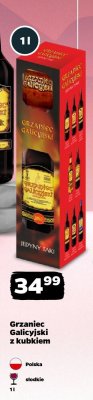 Wino Grzaniec Galicyjski z kubkiem 1l promocja w Netto
