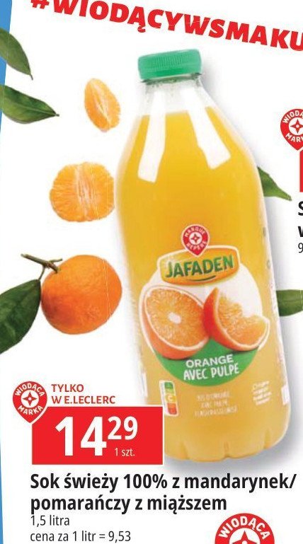 Sok pomarańczowy Wiodąca marka jafaden promocja