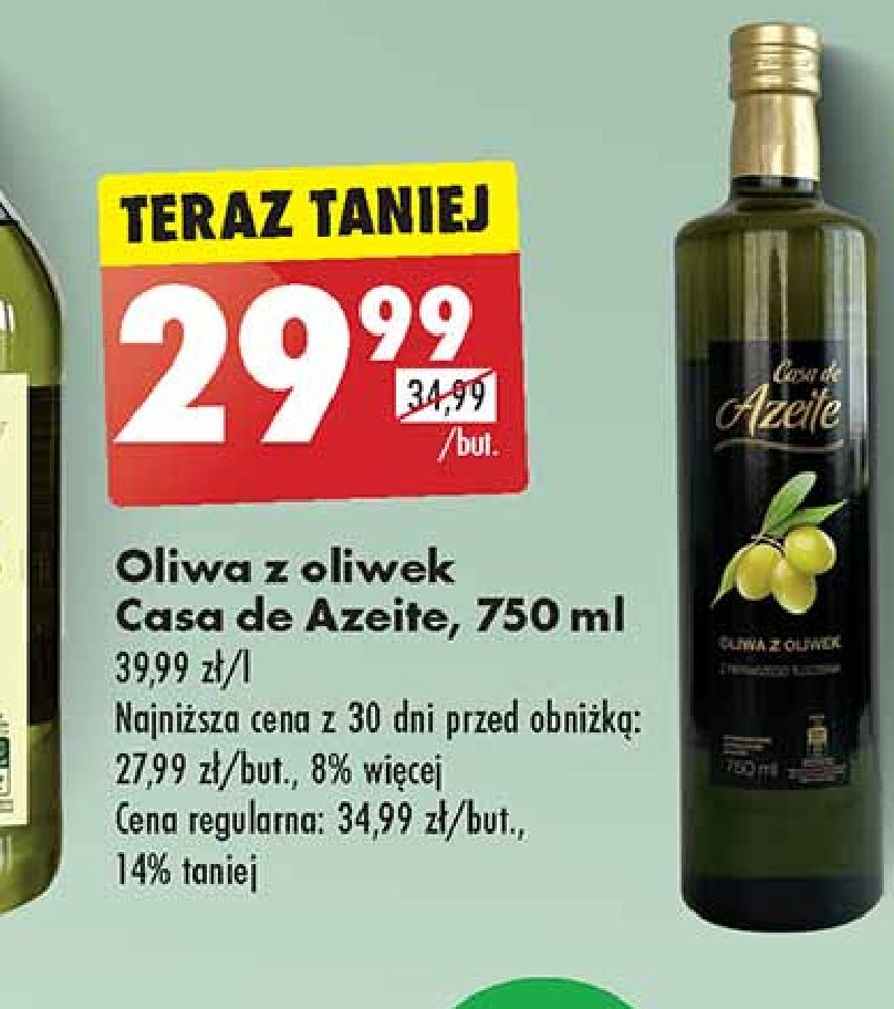 Oliwa z oliwek Casa de azeite promocja