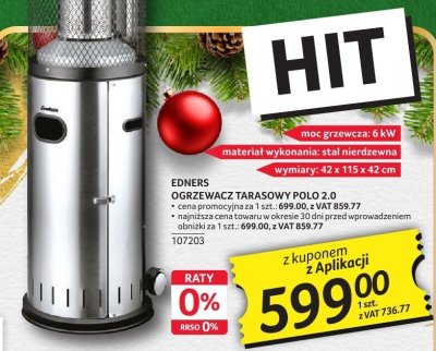 Ogrzewacz tarasowy Polo 2.0 Enders promocja w Selgros