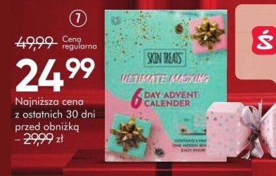 Kalendarz adwentowy SKIN TREATS ULTIMATE MASKING 6 DNI z maskami do pielęgnacji twarzy, 6 szt. promocja w Super-Pharm