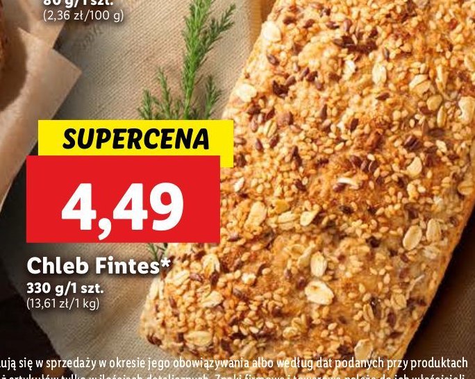 Chleb fintes promocja