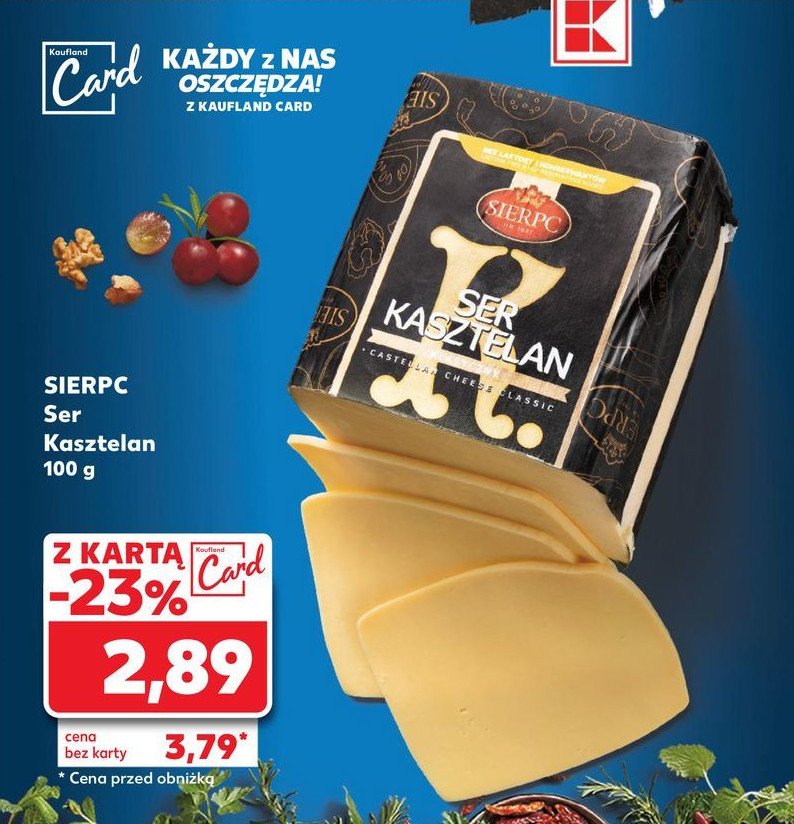 Ser kasztelan Sierpc promocja w Kaufland