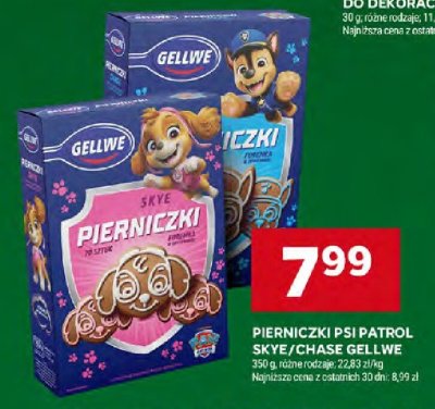 Pierniczki Psi Patrol Skye/Chase Gellwe promocja w Stokrotka
