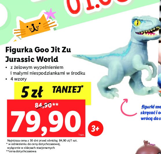 Figurka goo jit zu jurassic world Tm toys promocja