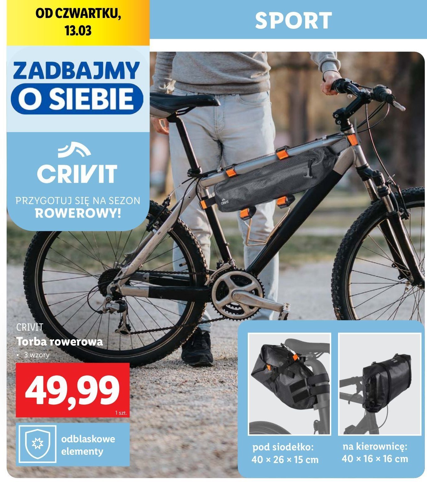 Torba rowerowa Crivit promocja