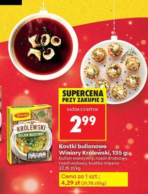 Bulion Królewski Winiary, 135 g promocja w Biedronka