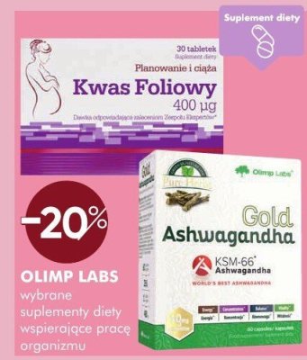 Suplement diety KWAS FOLIOWY promocja w Super-Pharm
