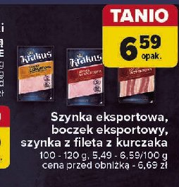 Szynka drobiowa z filet Krakus animex promocja