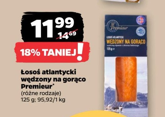 Łosoś wędzony na gorąco Premieur promocja