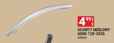Uchwyt meblowy A008-128-USZ6 promocja w Merkury Market