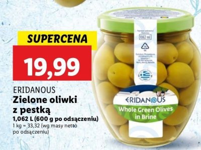 Oliwki zielone Eridanous promocja