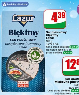 Ser pleśniowy błękitny Lazur promocja w Dino