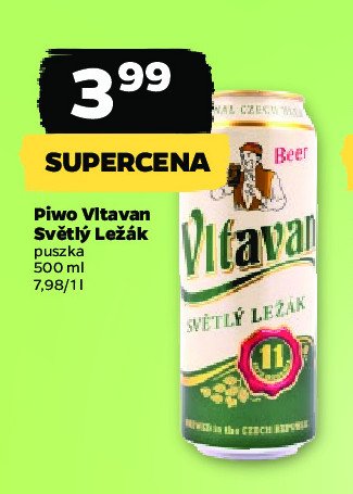 Piwo Vltavan promocja