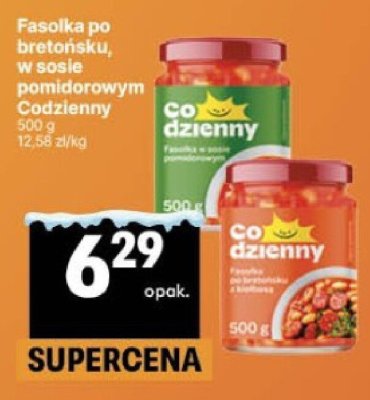 Fasolka po bretońsku, w sosie pomidorowym Codzienny promocja w Delikatesy Centrum