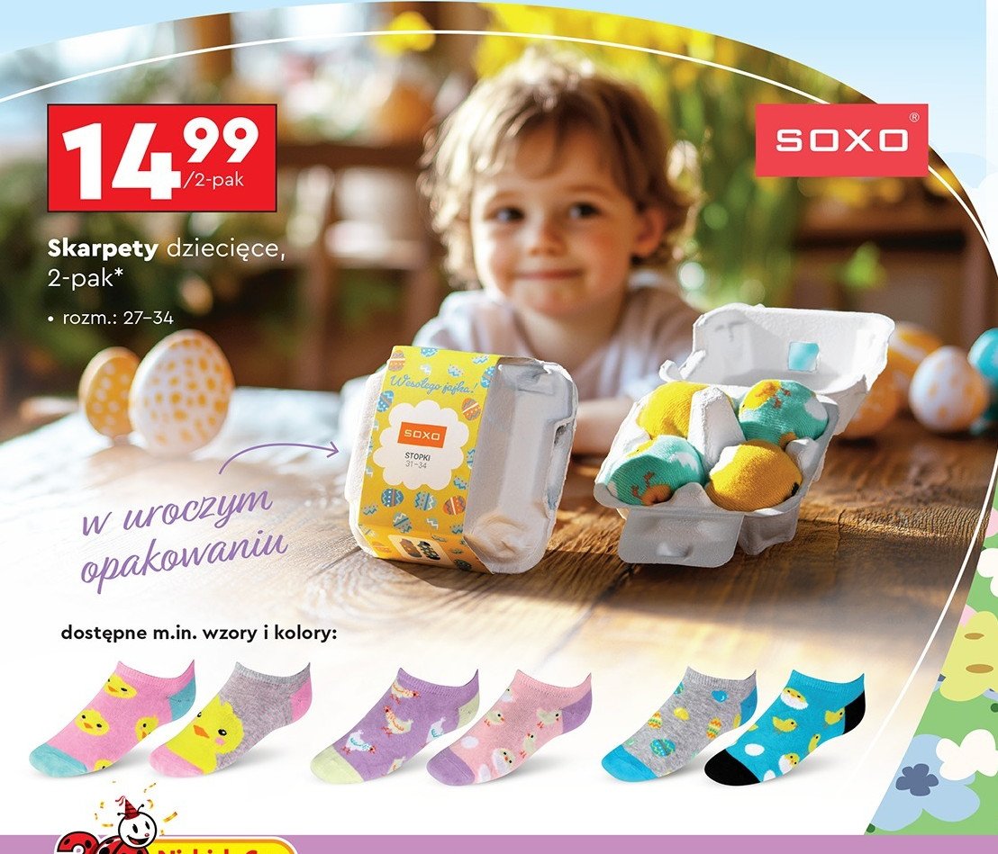 Skarpetki dziecięce Soxo promocja