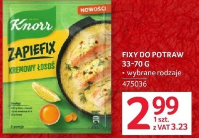 Fix do potraw Knorr Zapiefix 33-70g promocja w Selgros