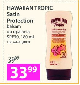 Balsam do opalania satin protection 30 spf Hawaiian tropic promocja