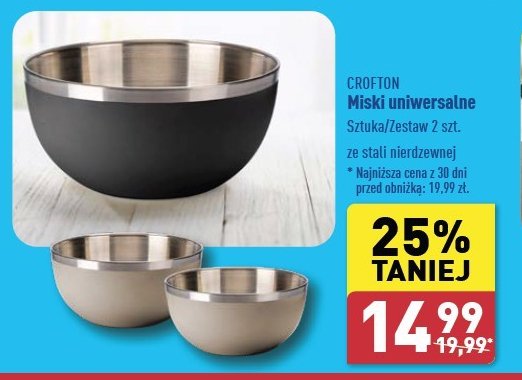 Miska kuchenna 4.2 l Crofton promocja