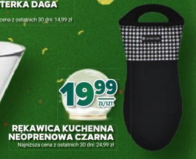 Rękawica kuchenna neoprenowa czarna promocja w Stokrotka