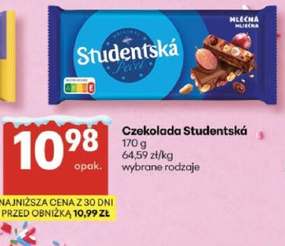 Czekolada Studentská promocja w Delikatesy Centrum